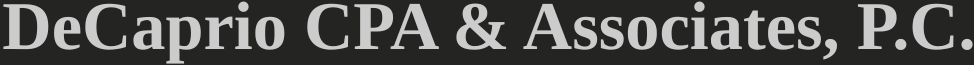 Branford, Guilford, Madison, CT | DeCaprio CPA & Associates, P.C.